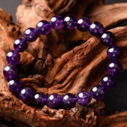 Royal Amethyst Crystal Bracelet – Spiritual Clarity & Protection