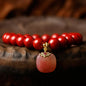 Rose Quartz & Cinnabar Love Bracele —— Attract Romance & Healing