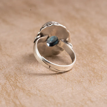 Blue Topaz 925 Sterling Silver Ring – Clarity & Expression