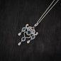 London Blue Topaz Chandelier Silver Pendant – Clarity & Communication（Pre-sale & Delivery 10 days later）