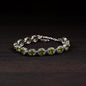 Peridot 925 Silver Bracelet – Vitality & Renewal ￼