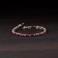 Pink Topaz 925 Silver Tennis Bracelet – Radiance & Love