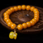 Golden Tangerine Bracelet – Amber Chalcedony Energy of Joy
